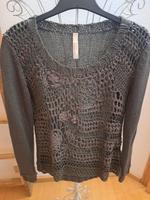 Pullover Oui Lochstrick Gr. 42 Bayern - Bechhofen Vorschau