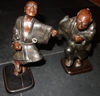 Antike japanische Samurai Bronze Statuten Statue Figuren Meiji Bayern - Friedberg Vorschau