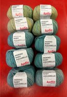 10x Merino Baby Aquarelle Baby Love á 50gr. ~ 165 mts - 180yds Frankfurt am Main - Niederursel Vorschau