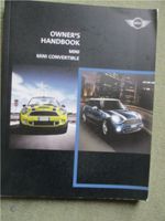 BMW Mini Handbook One Cooper +D +Cabrio R56 R57 2010 Nordrhein-Westfalen - Minden Vorschau