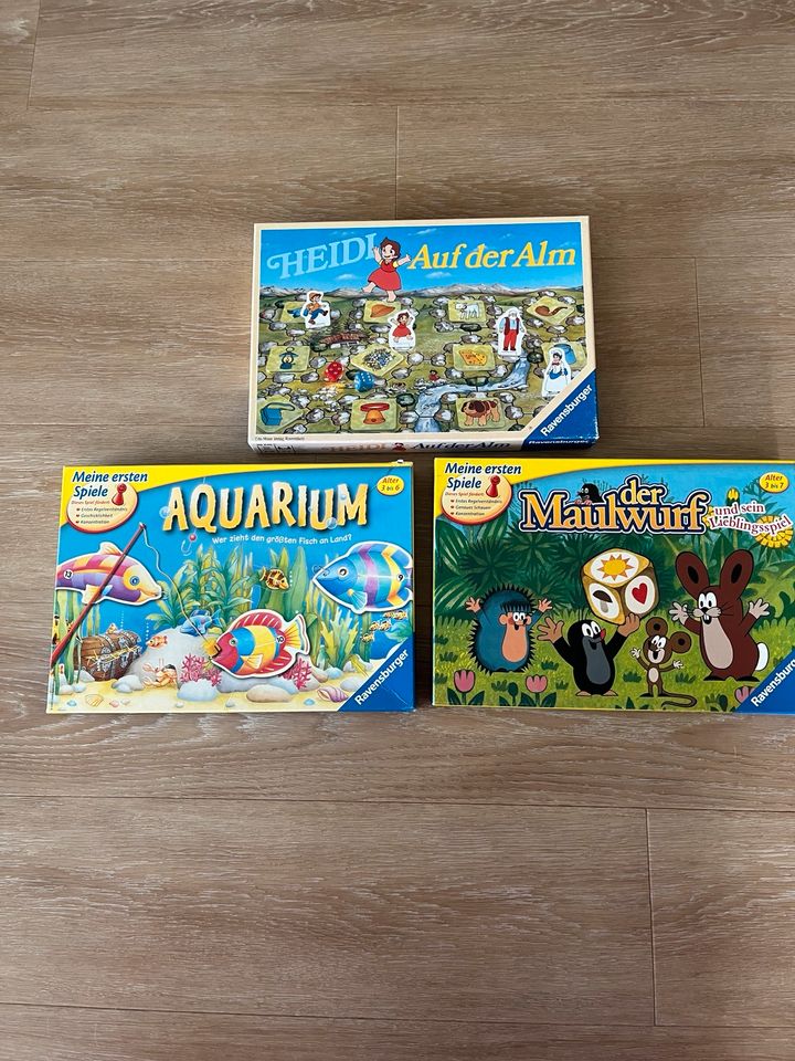Aquarium und Der Maulwurf Ravensburger Spiele in Timmendorfer Strand 