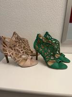 Catwalk High Heels Gr.38 grün und beige Berlin - Steglitz Vorschau