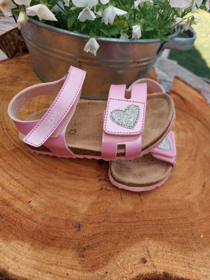 Geox Sandalen Mädchen mit Glitzer Herz pink in Bordesholm