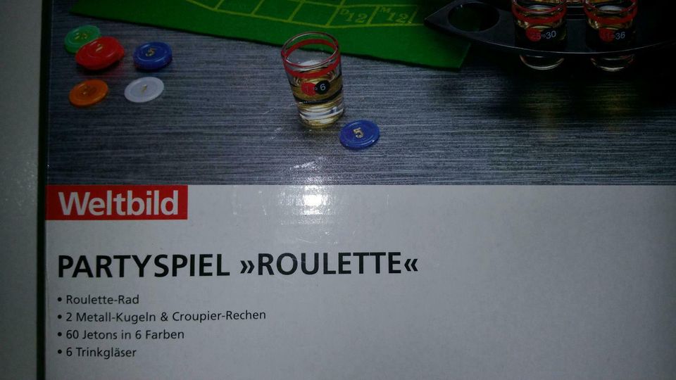 Roulette Partyspiel, Gesellschaftsspiel in Balge