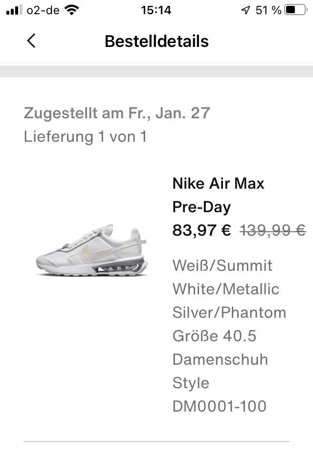 Nike Air Max Pre-Day Sneaker 40,5 in Bochum