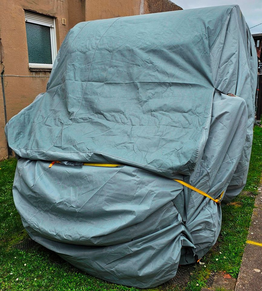 Wohnmobil/Wohnwagen Schutzabdeckung aus 3 lagigem Gewebe XL in Hohen-Sülzen