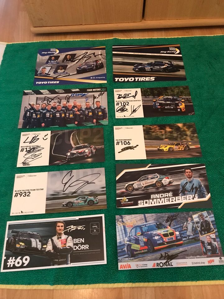 Verschiedene Motorsport Autogramme oder Karten bitte lesen!! in Köln
