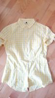 BENETTON Damen Bluse Gr. 36 / gelb weiß kariert Bayern - Döhlau Vorschau