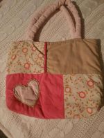 Patchwork Handtasche Stoff Tasche Herz rosa pink beige Wuppertal - Oberbarmen Vorschau