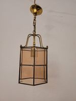 Vintage Deckenlampe mit Facettenschliff Messing Niedersachsen - Barsinghausen Vorschau