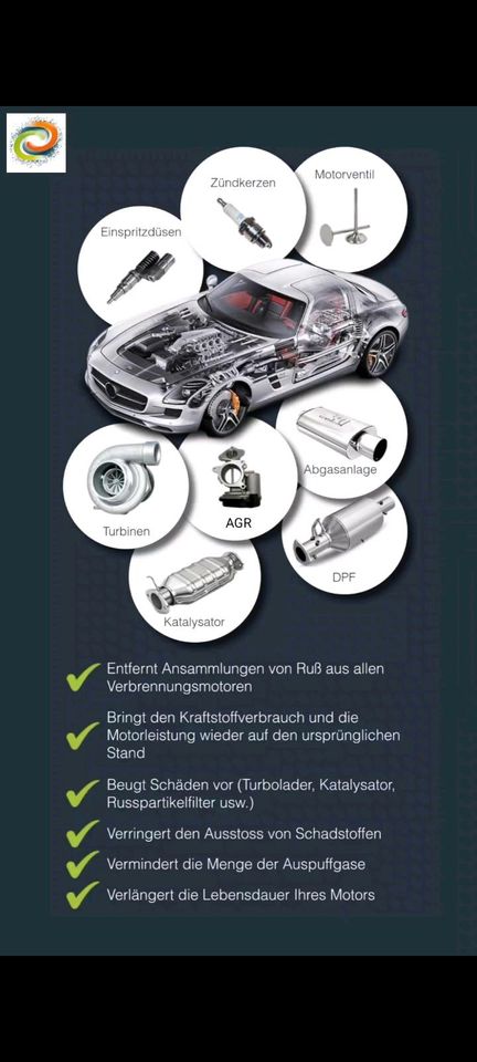 Carboncleaning®️ Motorreinigung Agr Ventil Dpf Reinigung in Oedheim