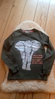 Top! H&M LA Shirt 122/128 kakigrün Elefant silber Hamburg-Nord - Hamburg Langenhorn Vorschau