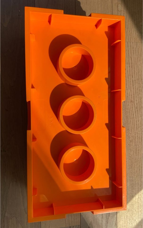 Lego Aufbewahrungsstein Aufbewahrungsbox Set, Orange, Pink + Blau in Berlin