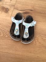 Birkenstock Gizeh Mädchen 33 schmal weiss mit bunten Punkten Niedersachsen - Hanstedt Vorschau