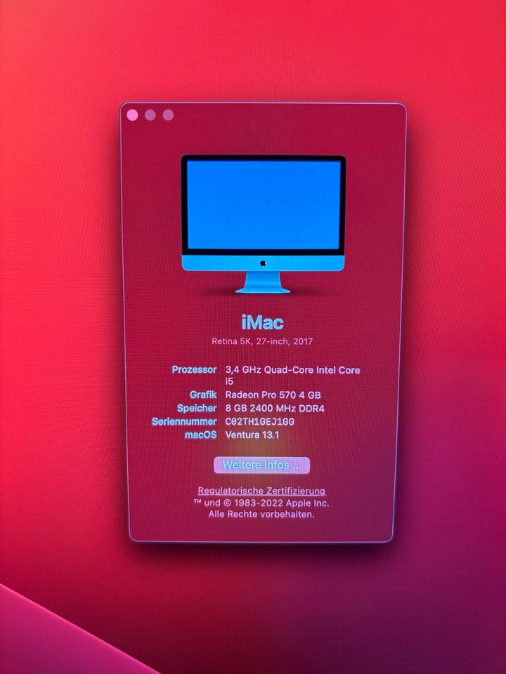 iMac 27 2017 in Hamburg