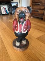 Holz Figur Skulptur Schwein Schweinchen im Anzug Holzfigur Kunst Niedersachsen - Göttingen Vorschau