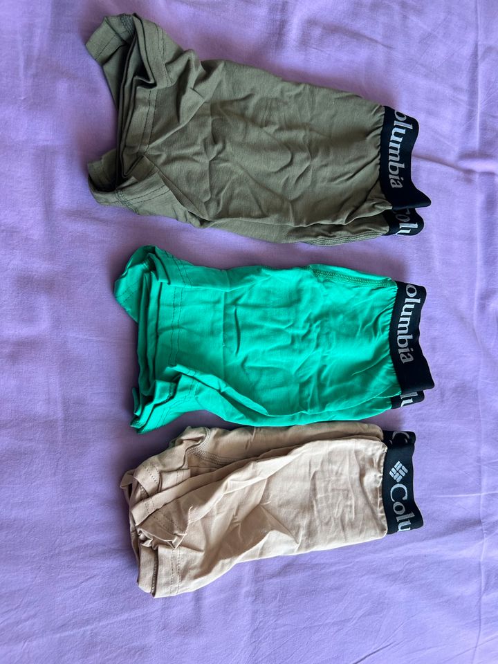 3X Columbia Herren Boxer Brief Unterwäsche 95% COTTON 5% Elasthan in Hückelhoven