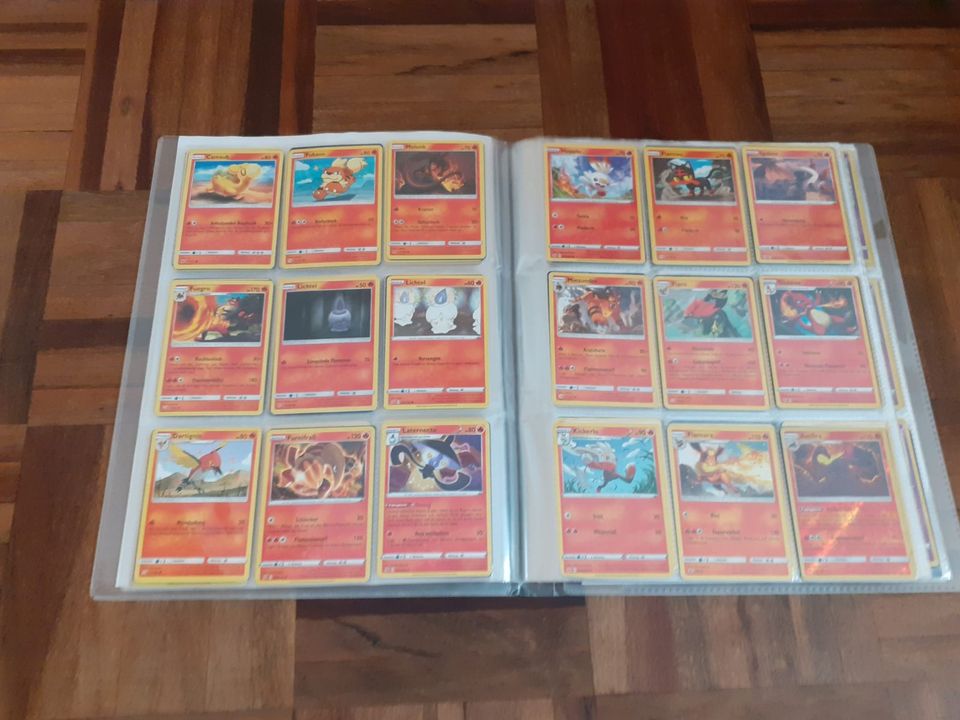 Pokemon Sammlung deutsch 398 Karten Box Evoli Chips Umschläge TOP in Lienen