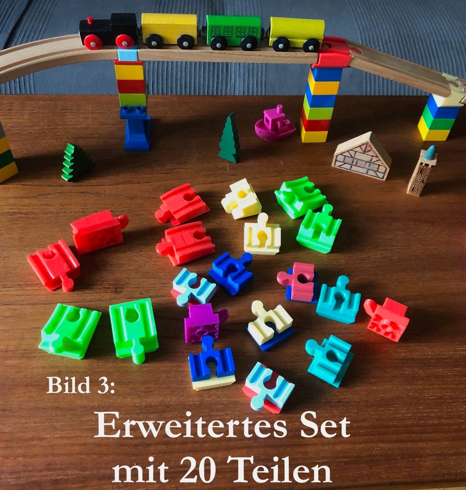 16 x Brio / Duplo / Lillabo / BLOXX / IKEA Holzeisenbahn - Adapte in Berlin