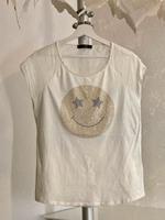 Mit 30%Seide T-Shirt von  HALLHUBER SMILEY Strass gold Gr M 36/38 Neustadt - Hohentor Vorschau