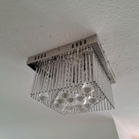 Schöne, moderne Halogen Deckenlampe Glas Silber Baden-Württemberg - Neuffen Vorschau