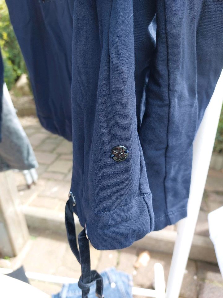 Monari Shirt Pullover in 38 eher 40 blau schwarz in Raisdorf