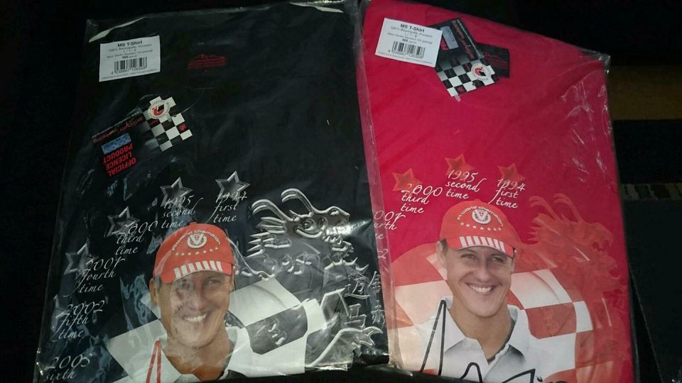 M. Schumacher 2 x T- Shirt - neu!!!  Grösse L in Tettnang