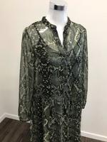 Maxikleid oversized Chiffonkleid NEU grau grün 34 XS Niedersachsen - Lorup Vorschau