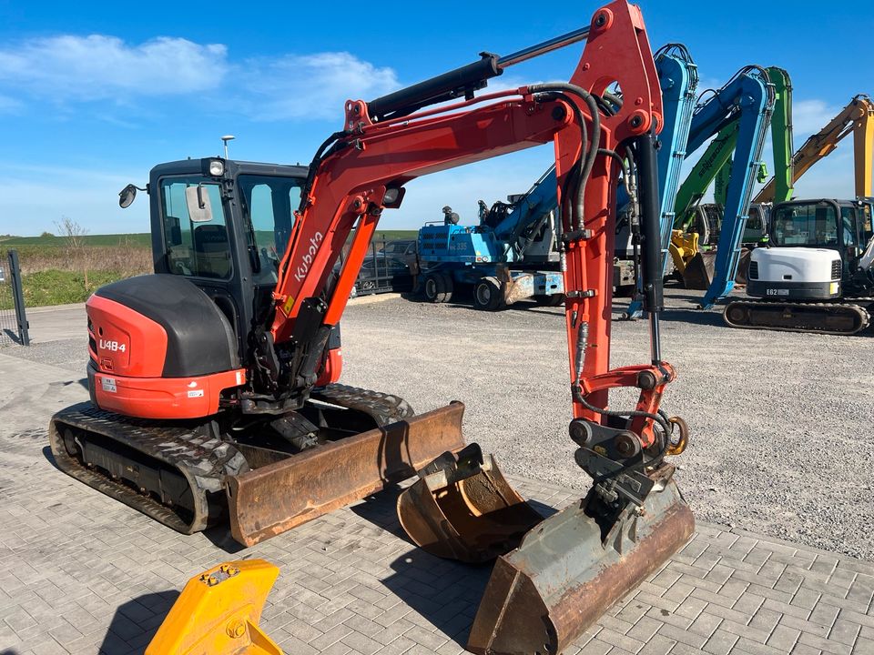 Kubota U48-4 Bagger, Minibagger 2015 1816h 4,8t (30500€ netto) in Oberderdingen