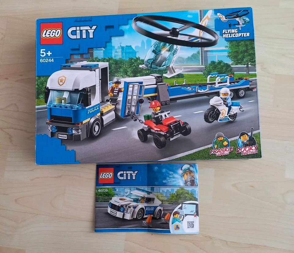 Lego City Polizei 60244 + 60239 in Unterpleichfeld