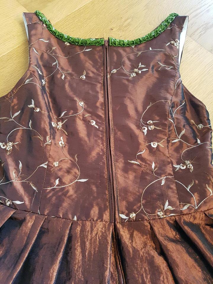 Damendirndl, handmade, Größe ca. 38, braun, grün, Dirndl, Kleid in Riedenburg