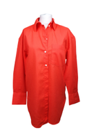 H&M Bluse, rot, Oversized Leinenbluse,  XS, NEU! Niedersachsen - Bad Laer Vorschau