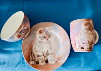 Tasse, Schale, Teller Katze Set Könitz Kr. München - Unterhaching Vorschau