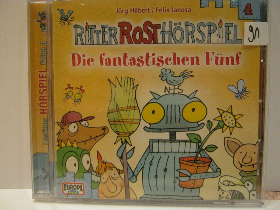 CD: Ritter Rost Hörspiel Die fantastischen Fünf, Folge 4 in Lampertheim