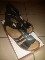 Rieker Leder Sandalen glitzer T-Steg stretch schwarz,Gr. 36, Neuw Saarbrücken-Dudweiler - Dudweiler Vorschau