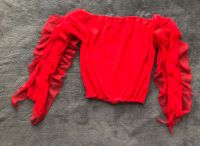 Netzbluse Netz Oberteil Flamencobluse Gothic Bluse rot Gr. 36 neu Bayern - Hersbruck Vorschau