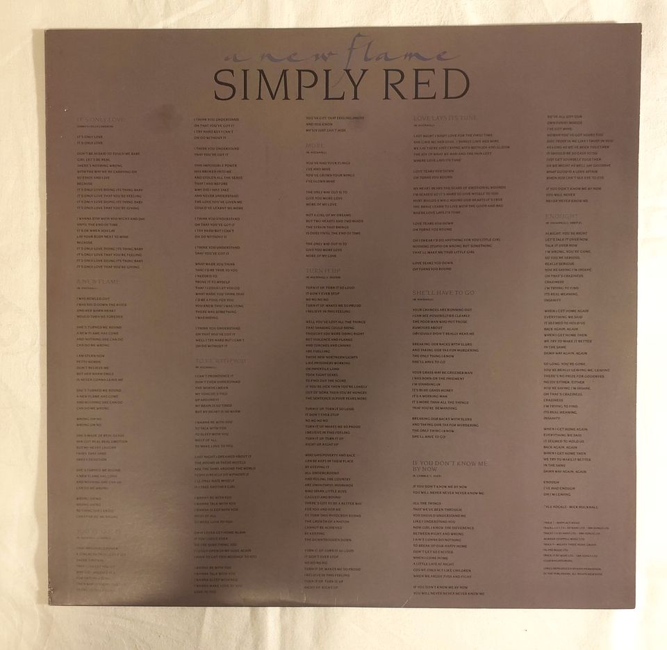 Simply Red Schallplatte LP vinyl in Hofkirchen