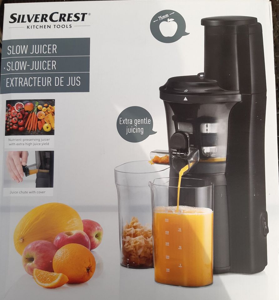 Silvercrest Slow Juicer SSJBK 300 B2 Entsafter Saftpresse in Sachsen - Bad  Gottleuba-Berggießhübel | eBay Kleinanzeigen ist jetzt Kleinanzeigen