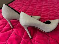 Tamaris 39 high heels Pumps silber Glitzer TOP Niedersachsen - Bremervörde Vorschau