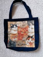 Stofftasche Einkaufstasche Stoffbeutel mit Katzenmotiv - Unikat Baden-Württemberg - Konstanz Vorschau