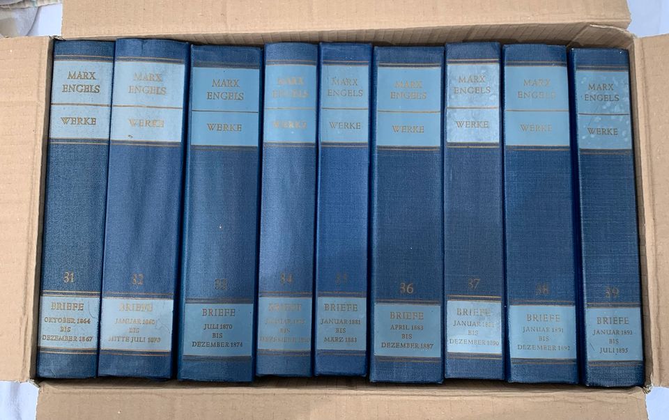 Marx-Engels Werke Bd 1-39 + das Kapital u.a.ges.51 Bücher,Versand in Koblenz