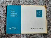 Mercedes Benz 280 Bedienungsanleitung Wiesbaden - Mainz-Kostheim Vorschau