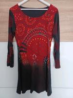 Desigual Kleid Gr. M 38 Tunika schwarz bunt Viskose Top Zustand Hessen - Gießen Vorschau