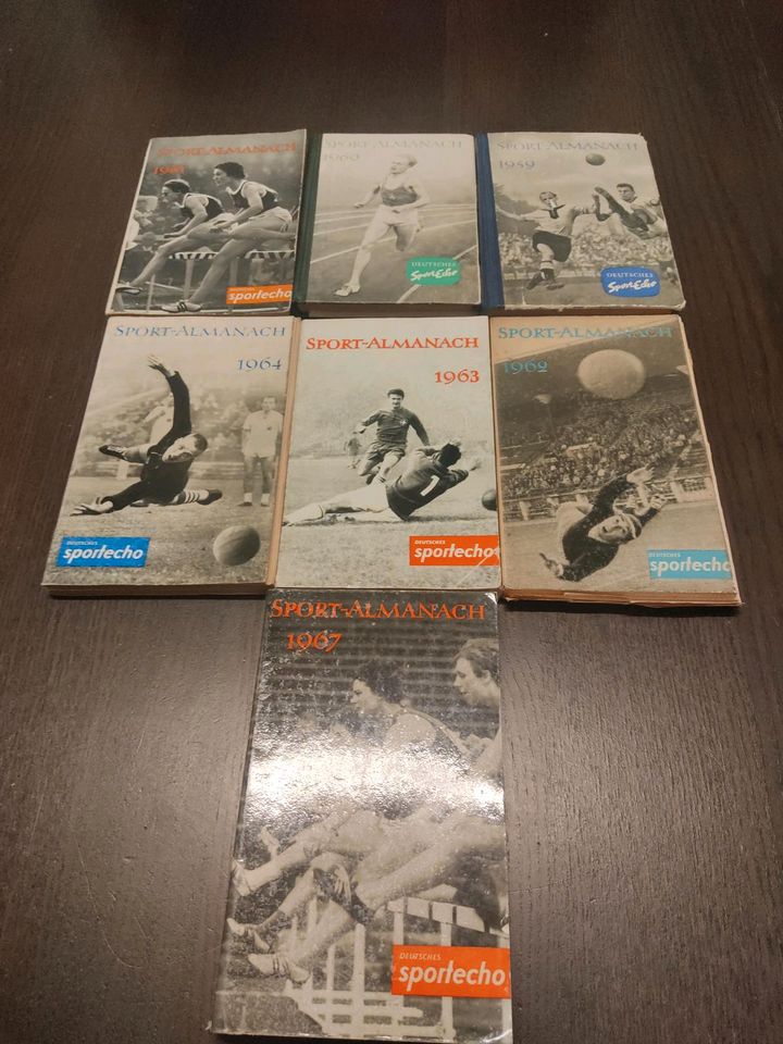 Sport-Almanach, 1959-1964 + 1967, Deutsches Sportecho in Berlin