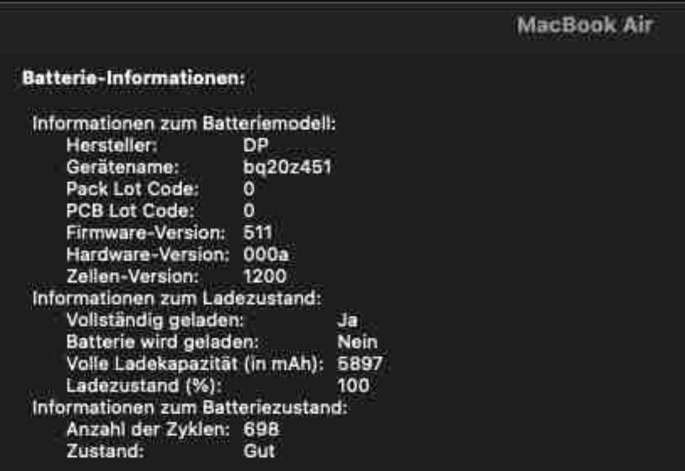 Macbook Air 13,3 Zoll 2014 in Hamburg