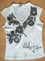 Shirt weiß mit Muster, Gr. S Hessen - Usingen Vorschau