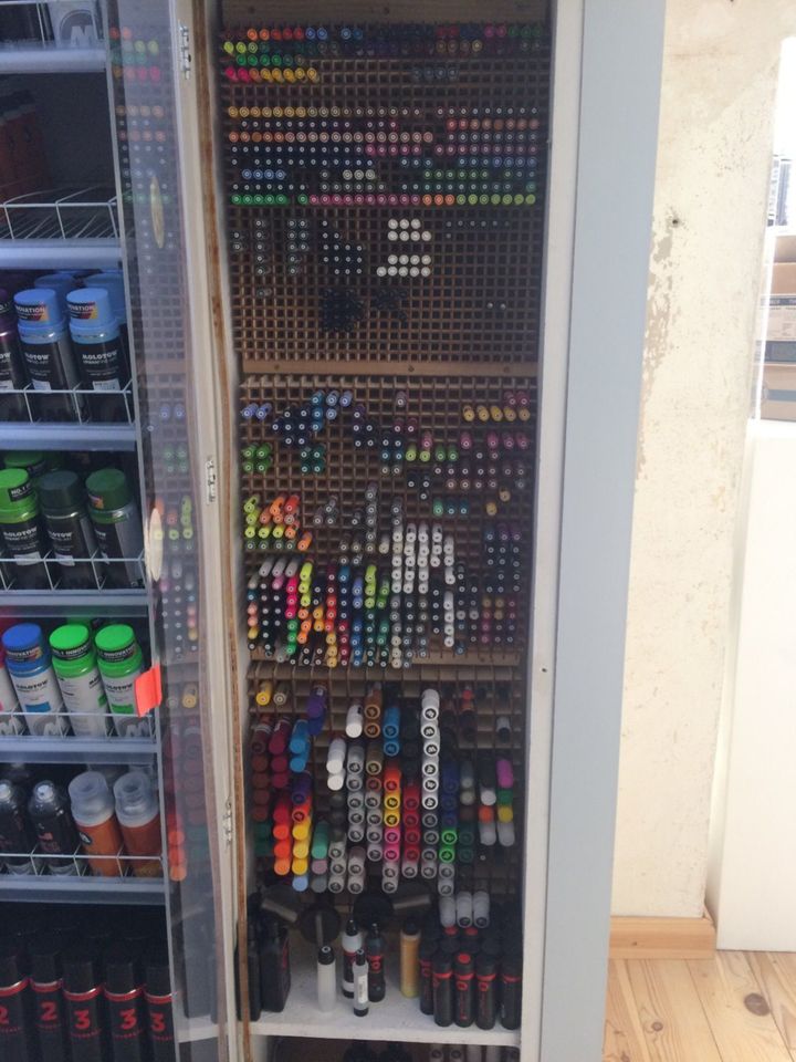 Paint Rack for Vallejo dropper bottles