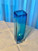Vase Glas hell blau rechteckig Glasvase Köln - Esch/Auweiler Vorschau