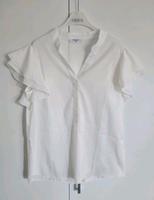 Damen Bluse weiß Volants Gr. L Hessen - Haina Vorschau