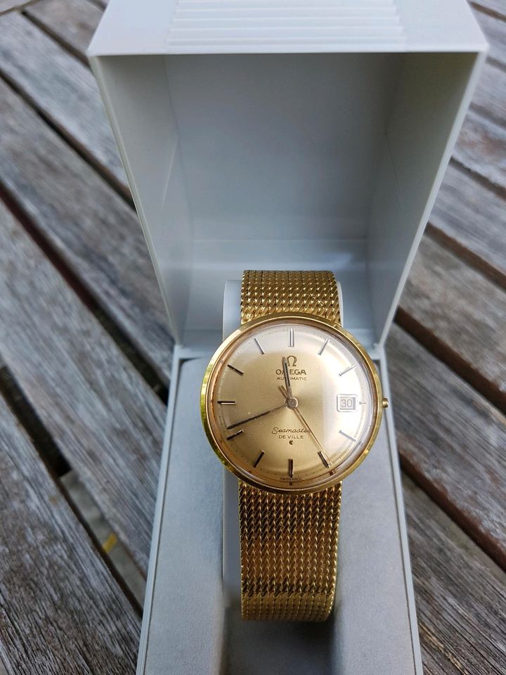 Omega Uhr Gold zum Tausch in Krefeld